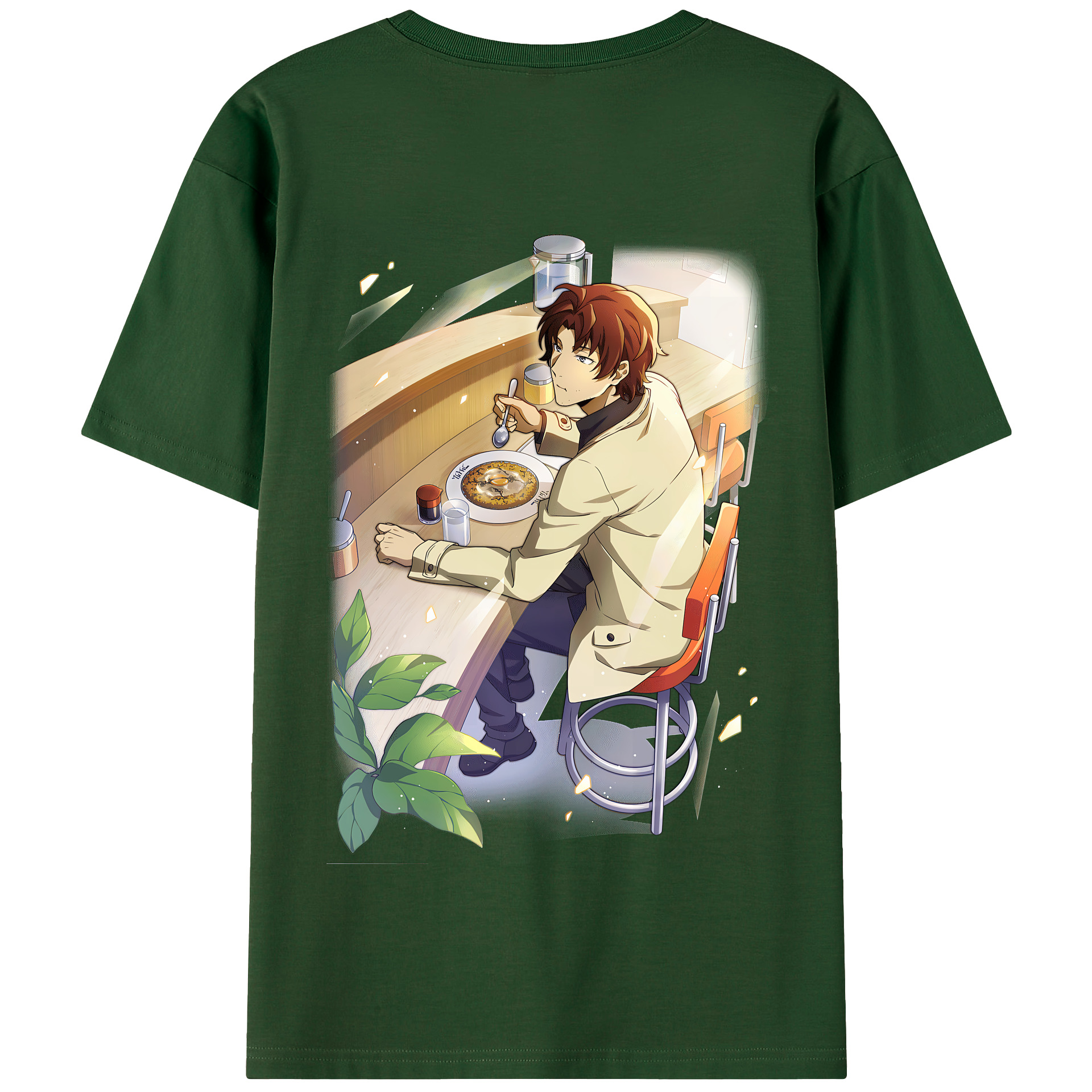 （画像用） 文豪ストレイドッグス Bungo Stray Dogs 綿100％半袖Tシャツ（背面プリント）